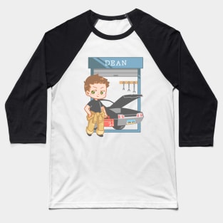 Auto Shop Dean Baseball T-Shirt